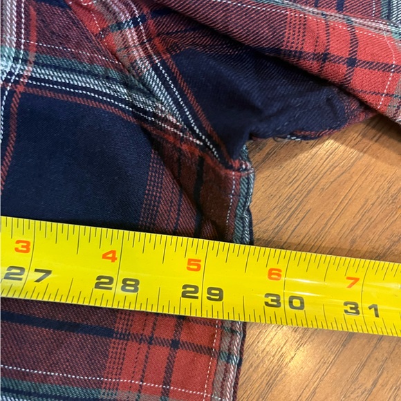 Falcon Bay shirt men’s 3XLT plaid red blue button down cotton soft NWT christmas - Picture 8 of 12